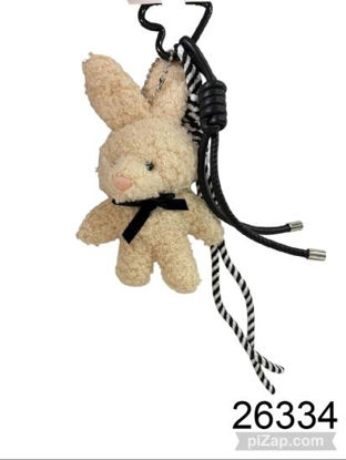 Imagen de LLAVERO CONEJO PELUCHE 14CM C/ACC 5.26